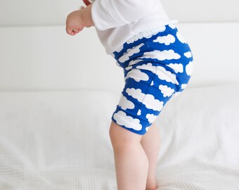 Short bleu nuage