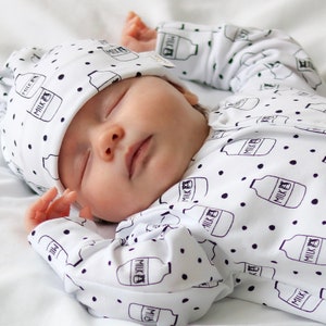 Milk Bottle cotton Sleepsuit