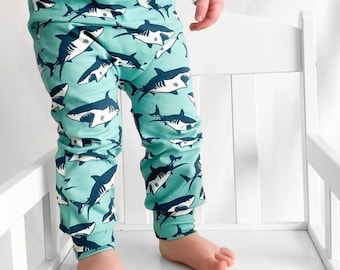 Shark Child & Baby Leggings 0-9 Years