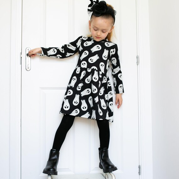 Ghost print dress deals