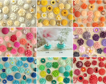 12pcs Corkboard Push Pins in Color of your Choice, Flower Pushpins, Radiant Thumbtacks, Memo Board Thumb Tacks, Colorful Single Color Pins