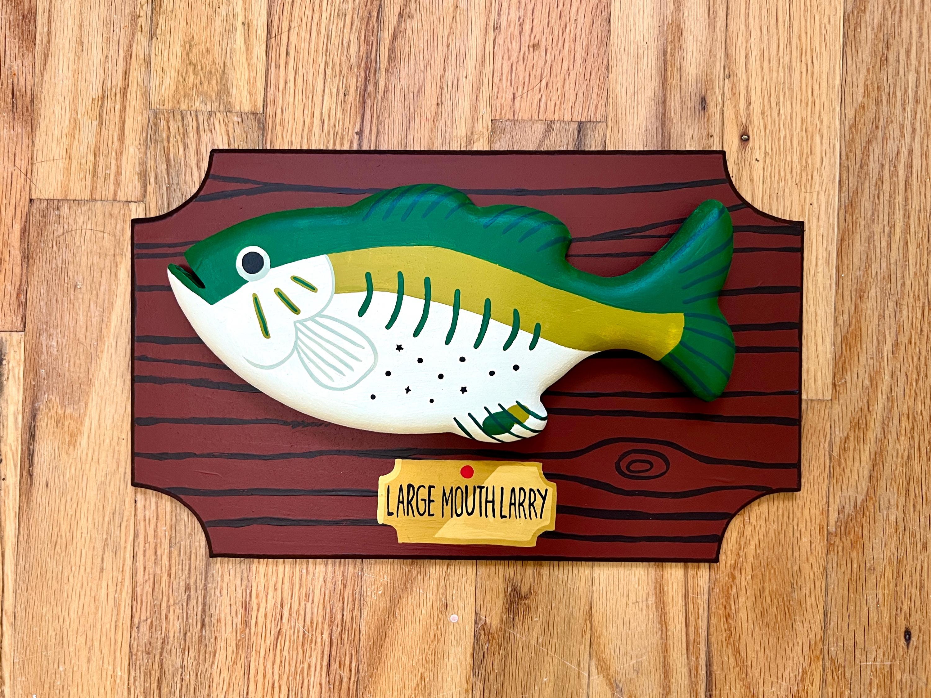4日限定Large mouth Bass　壁掛け剥製 Large Mouth Bass Mount - Etsy