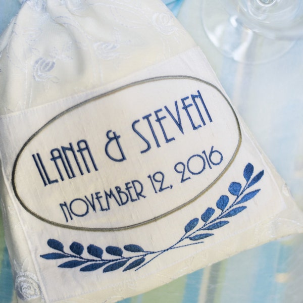 Custom Embroidered Wedding Smash Bag