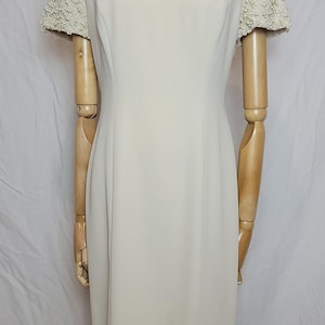 elegant white church dresses with sleeves CONSTANCE COTTON POPLIN DRESS, 22 / Tigerlily and Fuchsia by Donna Morgan AMOUR781 main image 1