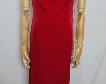 Zara Red Velvet Halter Dress, Size Small - Etsy Canada Zara Red Velvet Halter Dress, Size Small - Etsy Canada