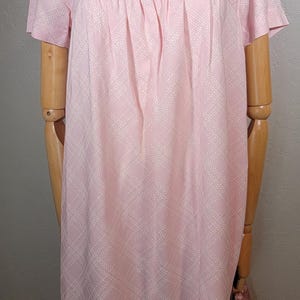 Vintage 1970&#39;s Pink Baby Doll Mini Dress,