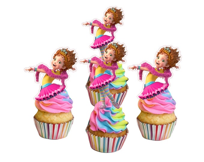 Fancy Nancy Cupcake Toppers, Cakepop Toppers, Cupcake Decorations - Etsy