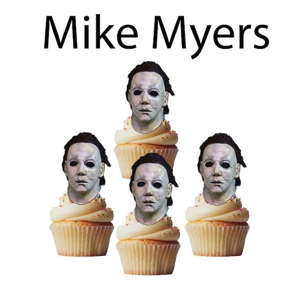 Michael Myers Cupcake Topper Etsy