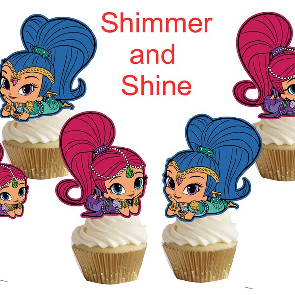 Shimmer and Shine Cake Topper - Etsy
