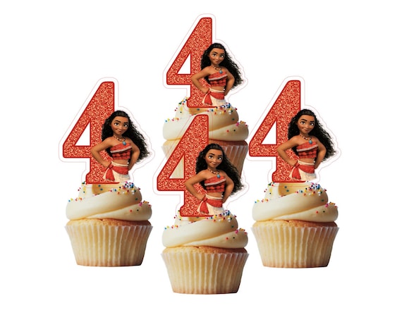 4th Birthday Moana Cupcake Topperscakepop Toppers Cupcake Etsy 4th Birthday Moana Cupcake Topperscakepop Toppers Cupcake Etsy