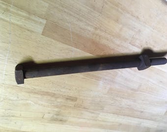 Giant Bolt and Nut Vintage Industrial 21 inches long