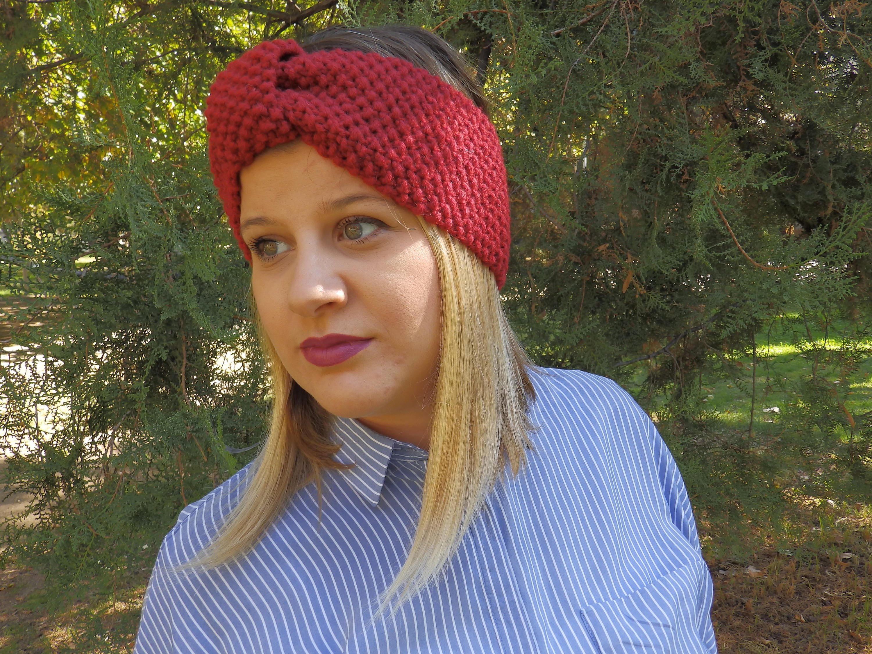 KNITTED HEADBAND JEANNE QUEEN