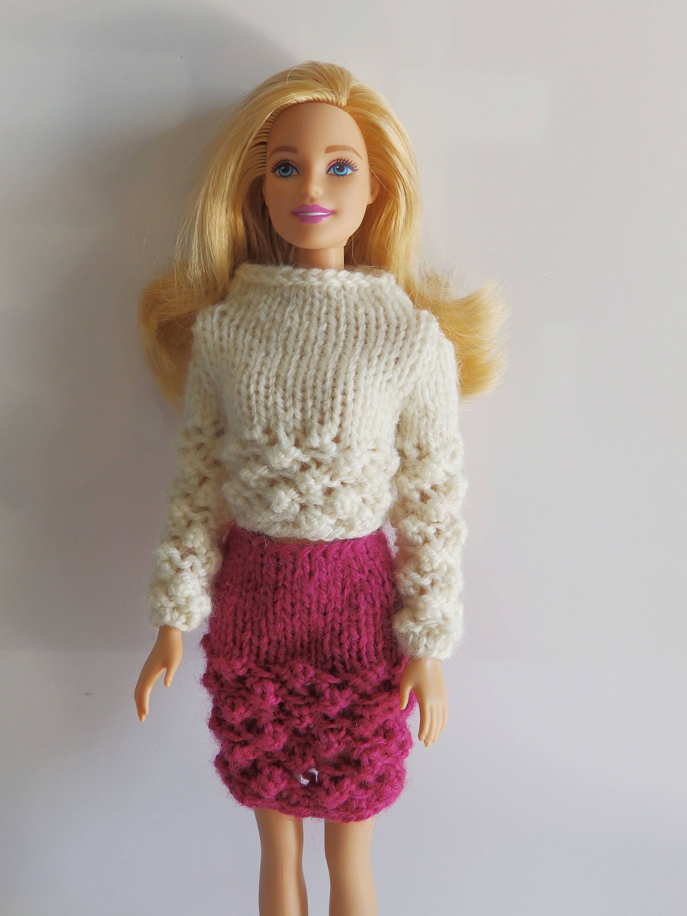 Knitting Pattern PDF Barbie Look Barbie Bobbles Outfit - Etsy Canada