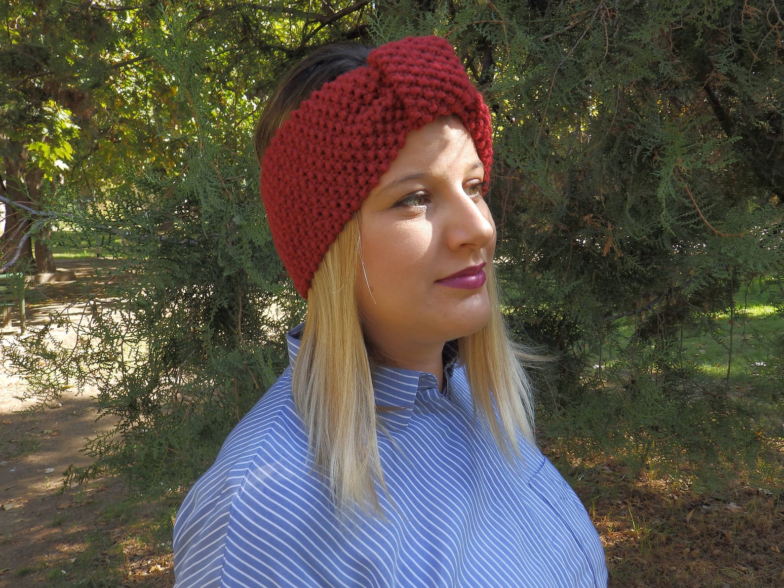 KNITTED HEADBAND JEANNE QUEEN main image 1