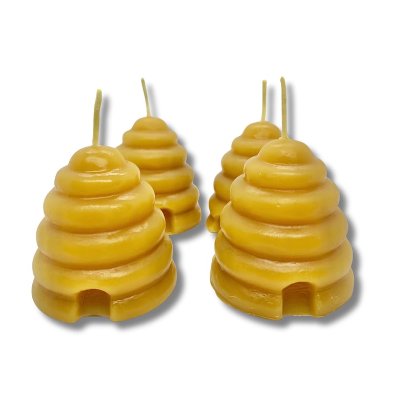 Handcrafted Beeswax Beehive Votive Candles - Thumbnail 5