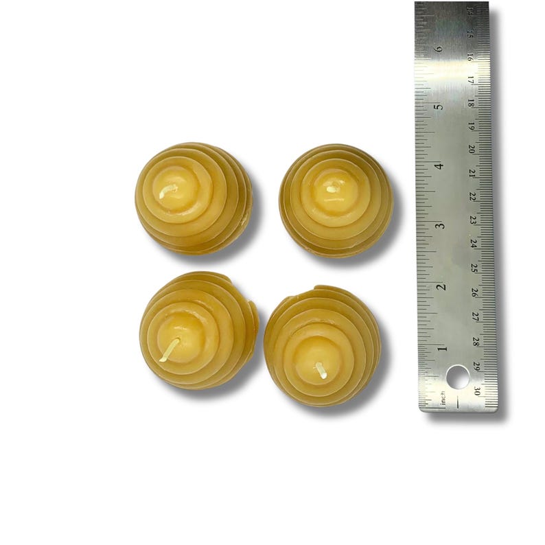 Handcrafted Beeswax Beehive Votive Candles