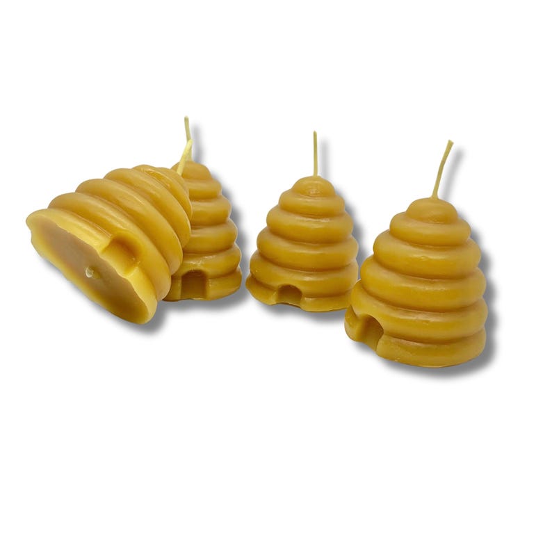 Handcrafted Beeswax Beehive Votive Candles - Thumbnail 3