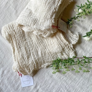 Gauze Scarf, Cotton Scarf, Long Scarf, Gauze Cotton Scarf, Soft Cotton Scarf, Summer Scarf, White Scarf, Double gauze scarf,Extra Long Scarf