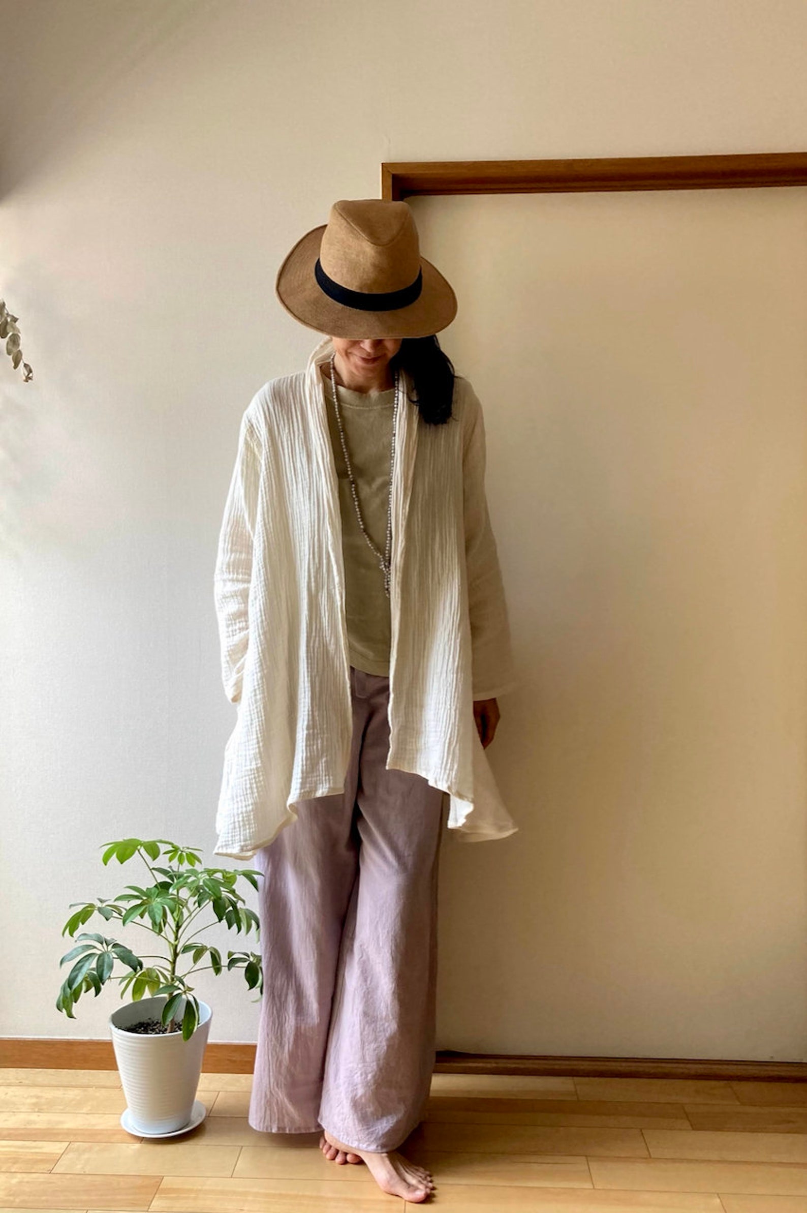 Gauze Cotton Jacketcotton Jacket Cotton Cardigan Summer Etsy