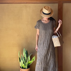 Double Gauze Maxi Dress, Gauze Cotton Dress, Double Gauze Summer Dress, Cotton Maxi Dress, Maxi Dress, Summer Dress, Beach Dress