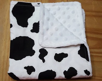 bkb Cow Print Baby Blanket Red 009243381525 bkb Cow Print Baby Blanket Red 009243381525
