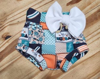 Short patineur rétro : bébés lapins neutres en matière de genre