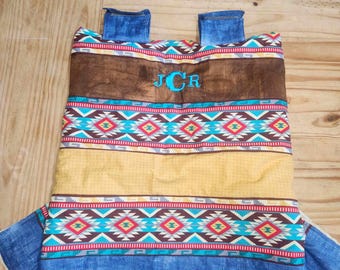 Housse de siège d'auto pour bébé Western : coton minky, chambre de bébé tribal rodéo