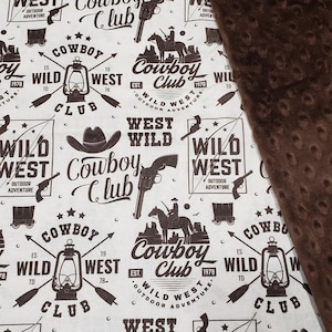 Western blanket, baby blanket, western nursery, western baby shower gift, boy nursery, wild west, cowboy nursery, cowboy blanket, cowboy
