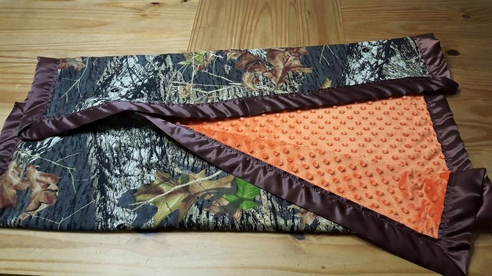 Mossy Oak Camo Mink Blanket Baby Blanket throw blanket pink Etsy