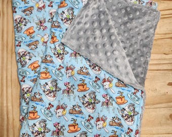 Couverture pour bébé Magic Kingdom : impression Mickey, Minnie, Dumbo