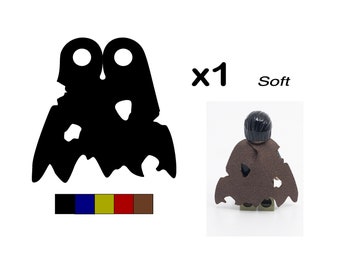 Cape for LEGO minifigures "Soft" (Tatty shape)