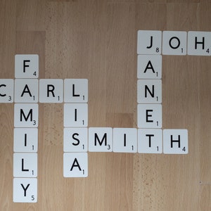 Gioco di lettere piastrelle 5 cm