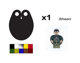 Cape for LEGO minifigures "Sheen" (Oval shape)