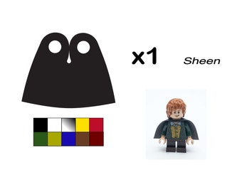 Cape for LEGO minifigures "Sheen" (Short shape)