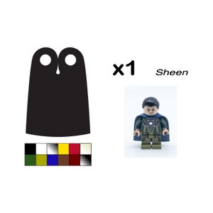 Cape for LEGO minifigures &quot;Sheen&quot; (Narrow shape)