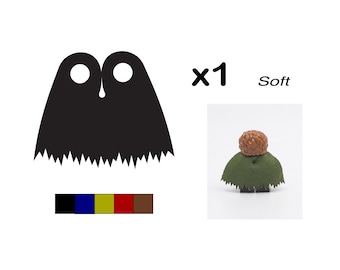 Cape for LEGO minifigures "Soft" (Ragged shape)