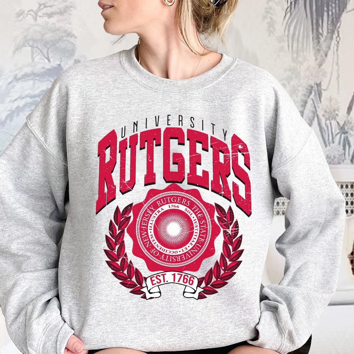 Rutgers Hoodie Etsy UK
