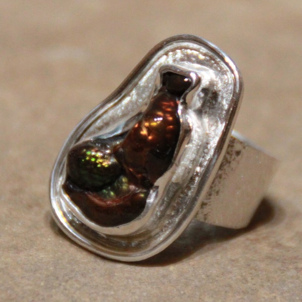Fire Agate Ring Etsy