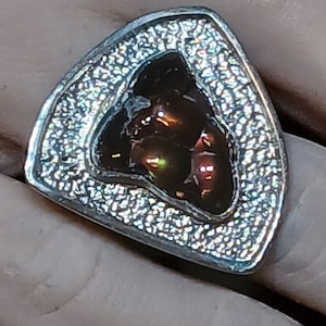 Handcrafted Fire Agate Ring