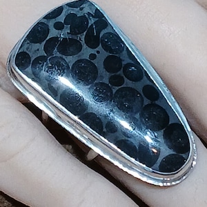 Handcrafted Oolite Ring