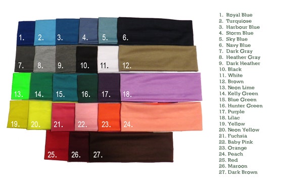 Lots of 27 Sports Elastic Headbands Ondder Knotted Elastic Headbands 20 Pack - Assorted Colors  main image 4