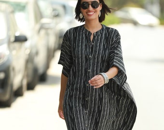 striped caftan