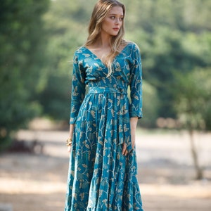long sleeve full length velvet dress Velvet Square Neck Long Sleeve Dress