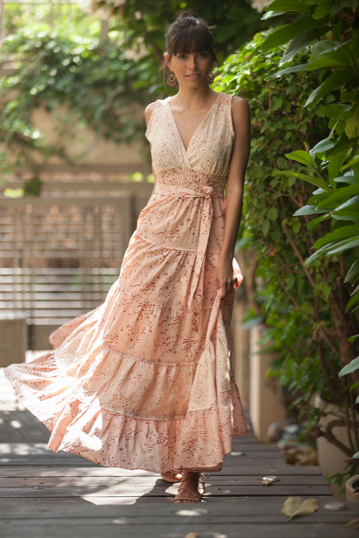 bohemian formal gown