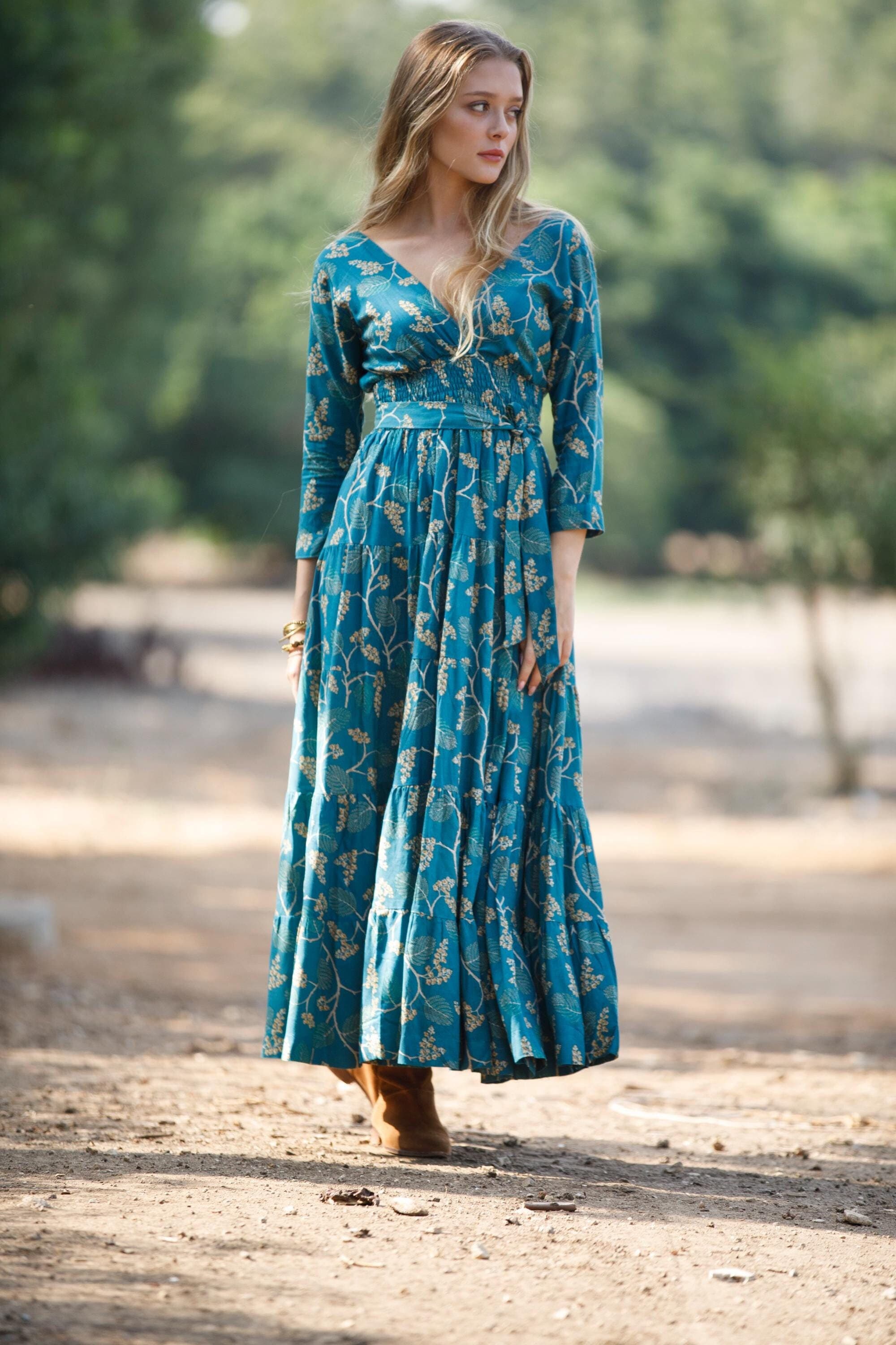 Fashion Wallis Wallis Paisley Maxi Dress Floral Halter Floral Printed Dress  Design Yellow Floral Dress Maxi Green Rayon Maxi Dress: Bohemian Empire