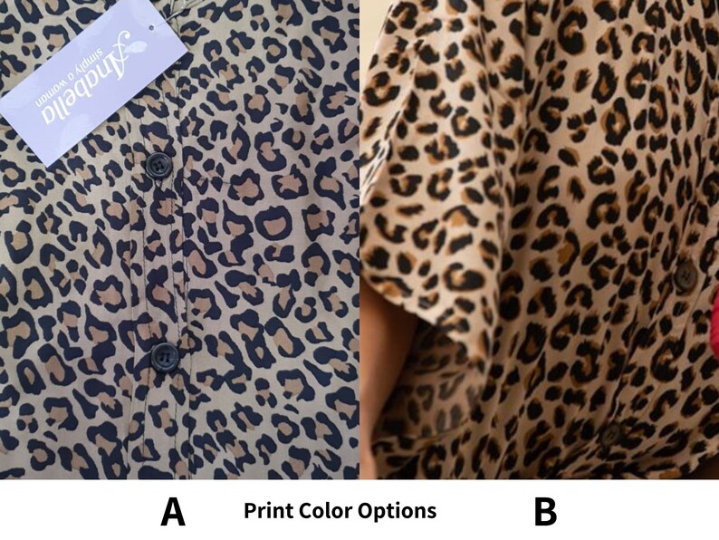 Damen Kaftan Mit Schmetterling & Leopard Print – Leicht, Bunt, Perfekt Als Beach Cover-Up