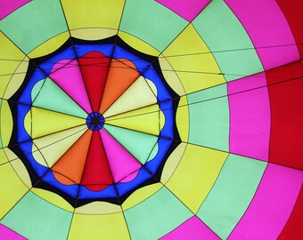Metal Art Print "Tops!", Hot Air Balloon Photography Printed on a Brushed Aluminum Box, 24x16x1, SPECIAL ORDER ONLY