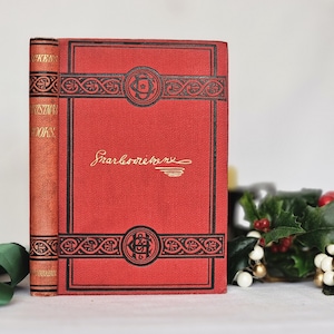 1890s Christmas Books by Charles Dickens / A Christmas Carol etc. / Chapman & Hall, London / Excellent Condition / Illustrated Antique Book