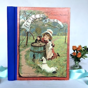 Victorian Children&#39;s Book: Little Chummies Pictures & Rhymes, 1898