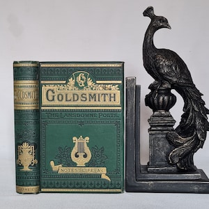 1887 Poematy i sztuki Olivera Goldsmitha / Warne & Co. Londyn / Lansdowne Poets / Pięknie oprawione / W dobrym stanie / Ilustrowane
